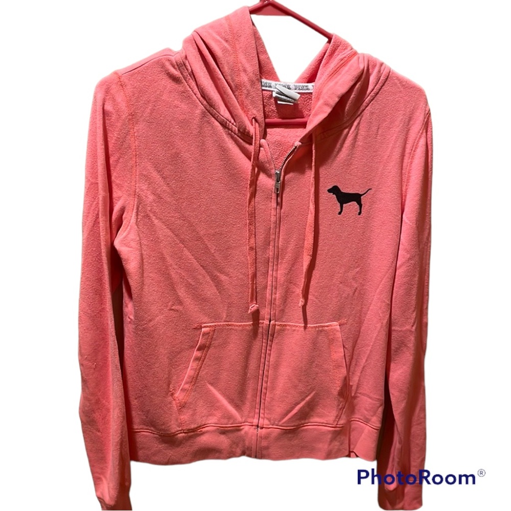 Pink Victoria Secret hoodie - Picture 1 of 5